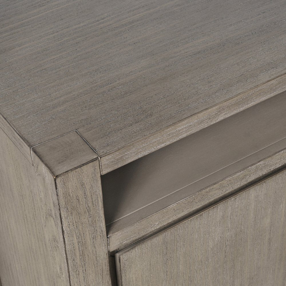 70" Modern Transitional Media Console TV Stand with Four-Door Cabinet Storage