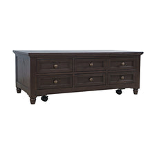 Brentwood Modern Transitional Lift-Top Coffee Table With Storage