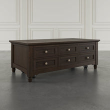 Brentwood Modern Transitional Lift-Top Coffee Table With Storage