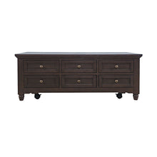 Brentwood Modern Transitional Lift-Top Coffee Table With Storage