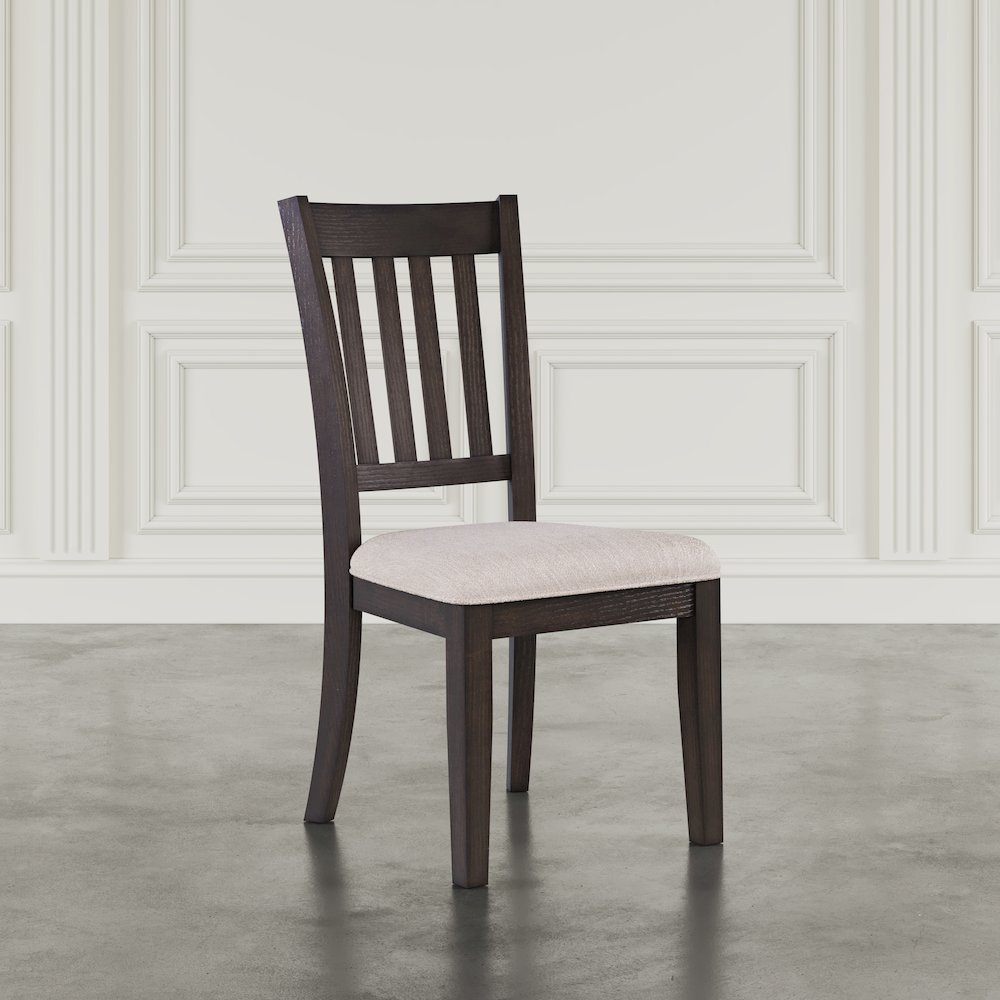 Brentwood Modern Transitional Slatback Dining Chair - Set of 2