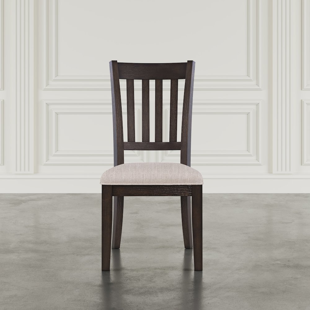 Brentwood Modern Transitional Slatback Dining Chair - Set of 2
