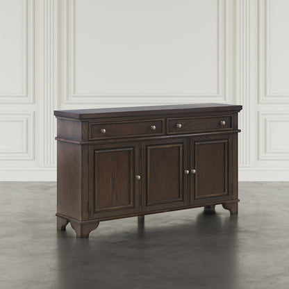 Brentwood 60" Modern Transitional Three Door Sideboard Storage Cabinet