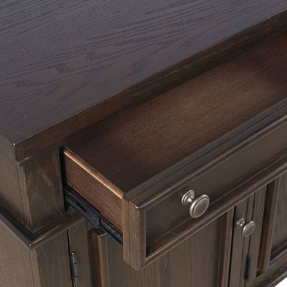 Brentwood 60" Modern Transitional Three Door Sideboard Storage Cabinet
