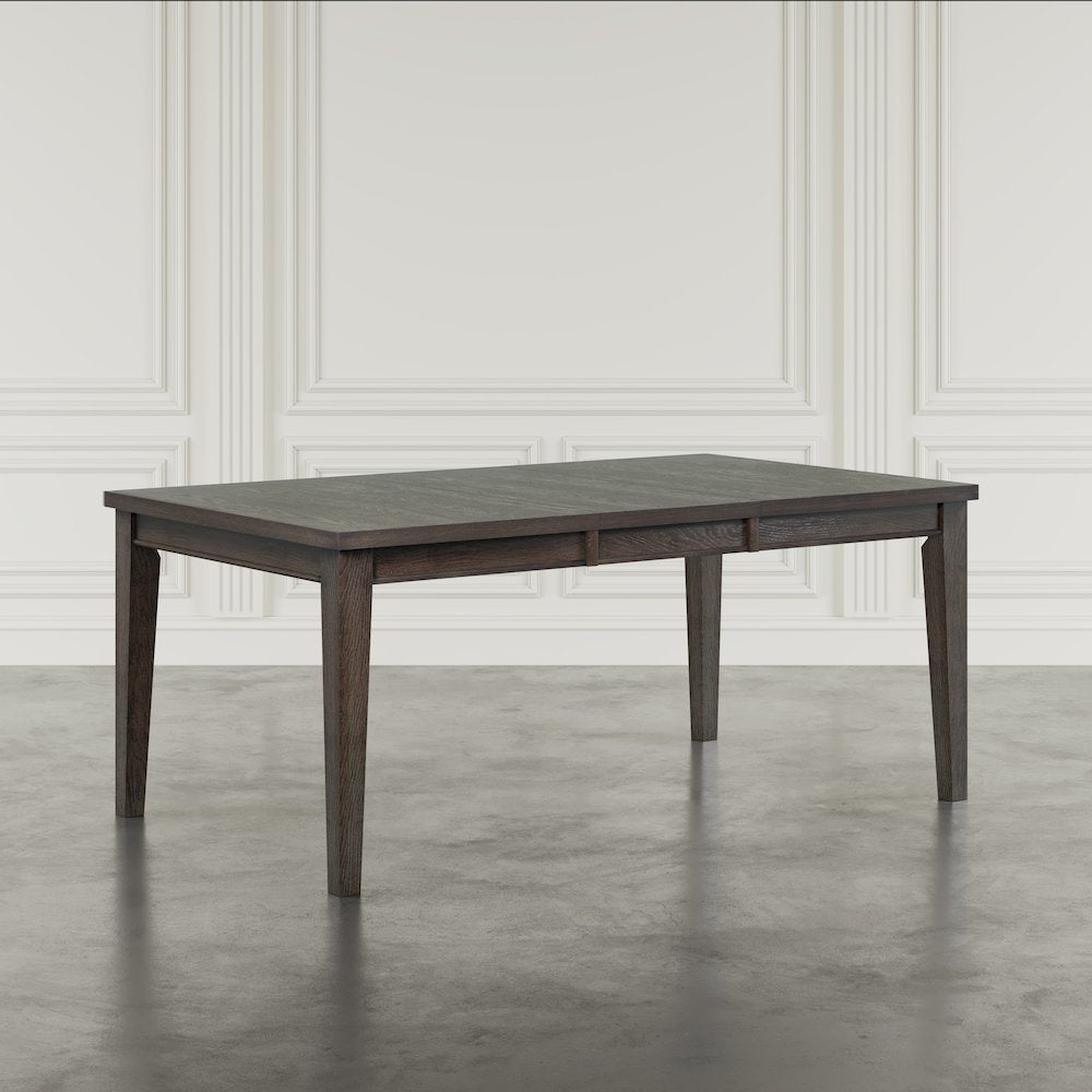 Brentwood Modern Transitional 72" Rectangular Dining Table with Extension