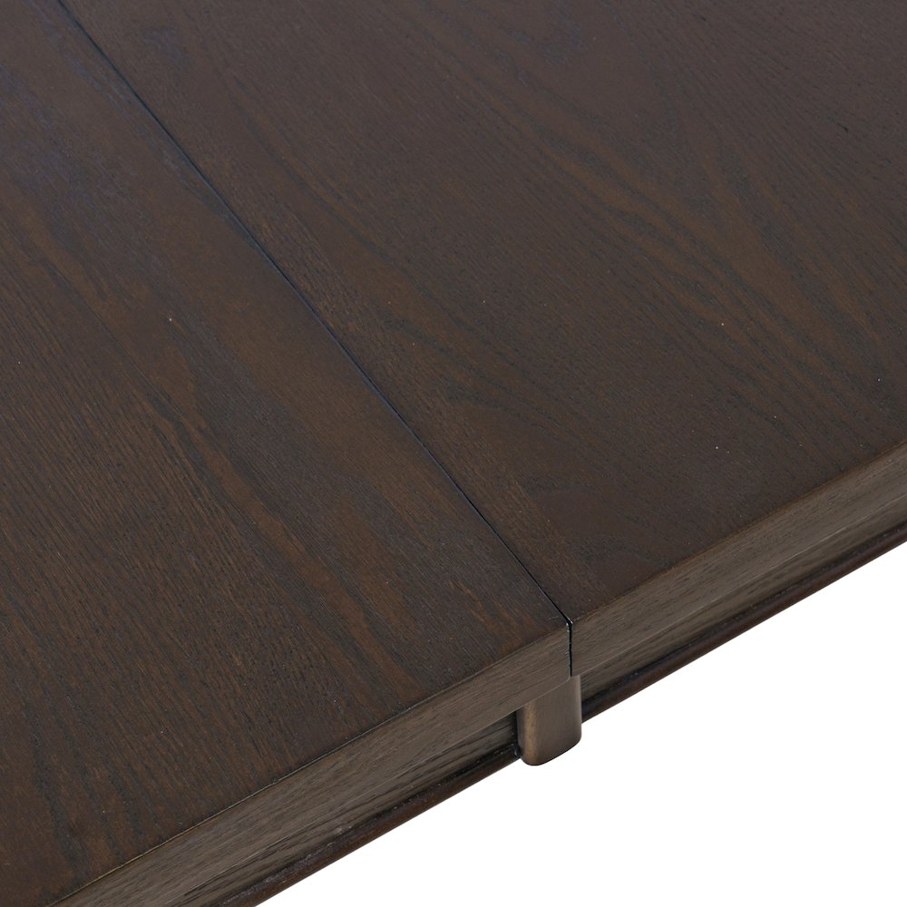 Brentwood Modern Transitional 72" Rectangular Dining Table with Extension