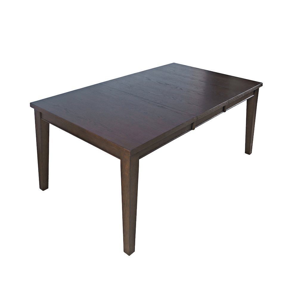 Brentwood Modern Transitional 72" Rectangular Dining Table with Extension