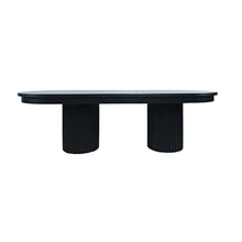 Auden Mid-Century Modern 102" Double Pedestal Dining Table