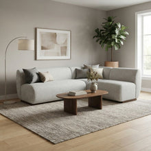 Polyester Upholstered Banquette Bench with Back, Sectional Seating, Grey
