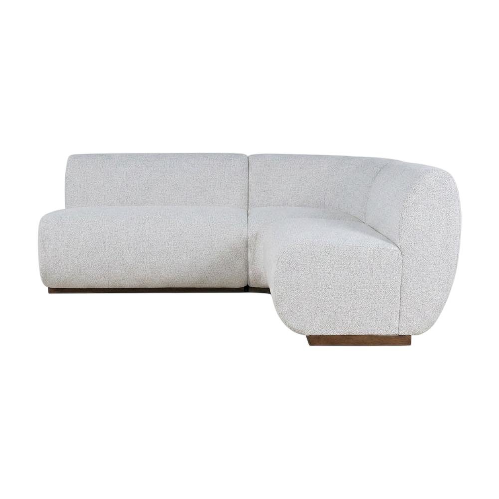 Polyester Upholstered Banquette Bench with Back, Sectional Seating, Grey