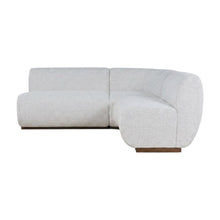 Polyester Upholstered Banquette Bench with Back, Sectional Seating, Grey