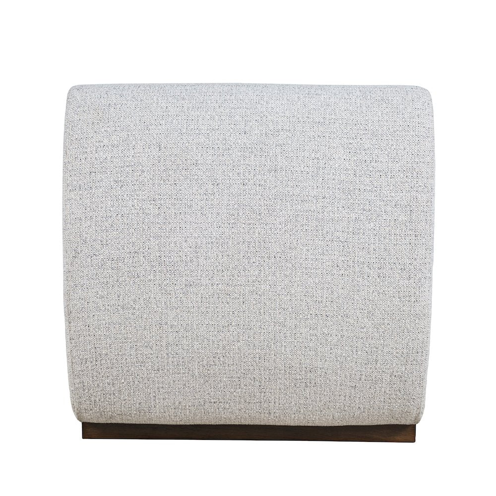 Modern Banquette Upholstered Sectional One Seat Bench with Performance Fabric