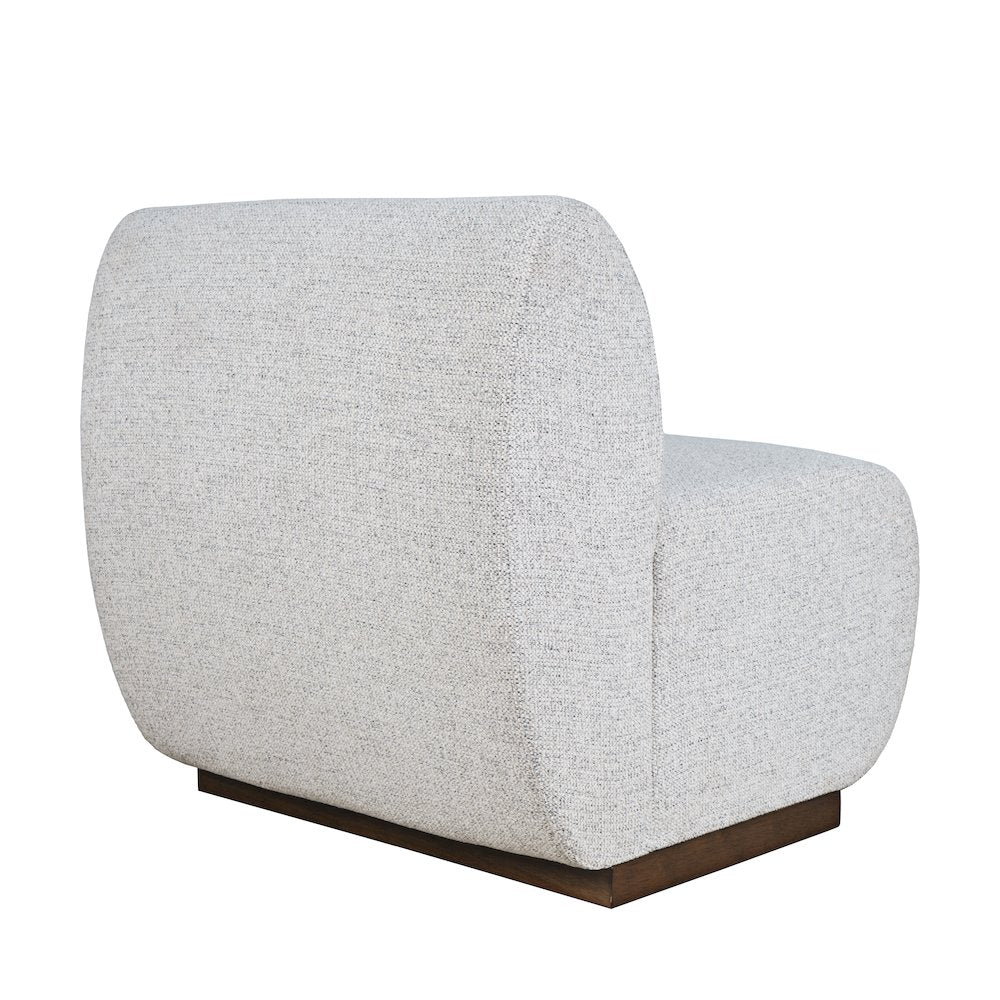 Modern Banquette Upholstered Sectional One Seat Bench with Performance Fabric