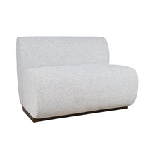 Modern Banquette Upholstered Sectional Two Seat Bench with Performance Fabric