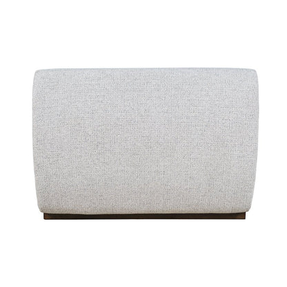 Modern Banquette Upholstered Sectional Two Seat Bench with Performance Fabric