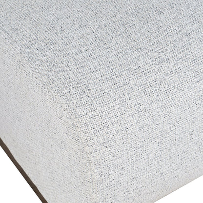 Modern Banquette Upholstered Sectional Two Seat Bench with Performance Fabric