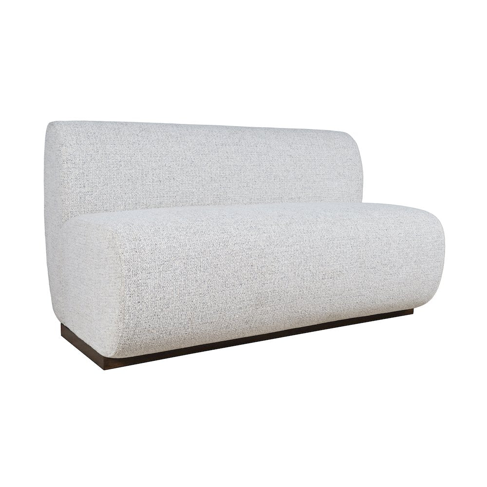 Milano Modern Banquette Sectional Three Seat Bench with Performance Fabric