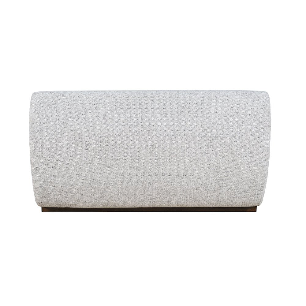 Milano Modern Banquette Sectional Three Seat Bench with Performance Fabric