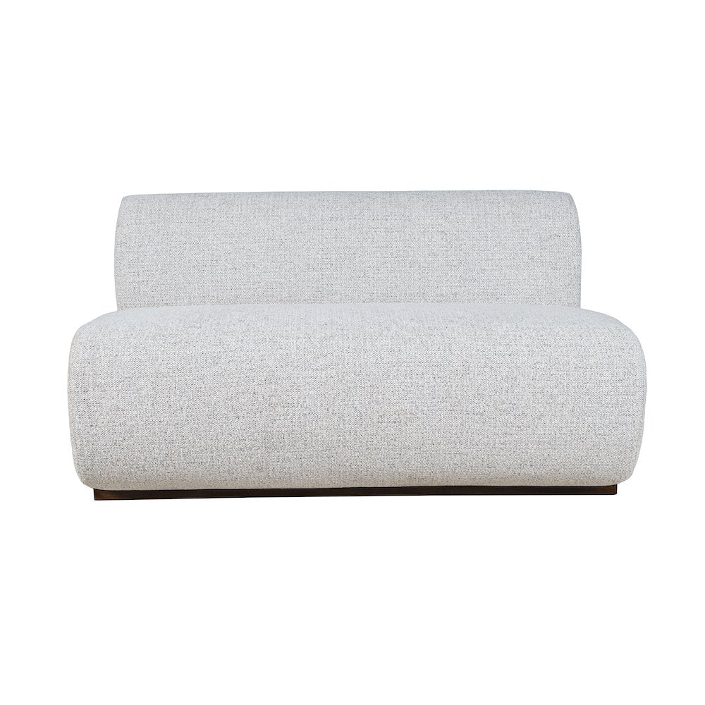 Milano Modern Banquette Sectional Three Seat Bench with Performance Fabric