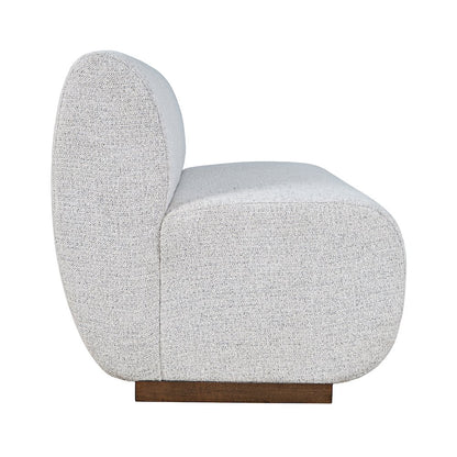 Milano Modern Banquette Sectional Three Seat Bench with Performance Fabric