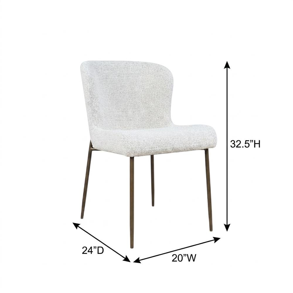 Dining Chairs, Natural Grey, Set of 2