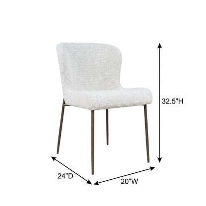 Dining Chairs, Natural Grey, Set of 2