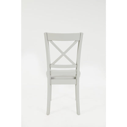 Simplicity Solid Wood Classic Cross-Back Dining Chair (Set of 2)