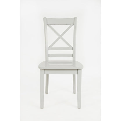 Simplicity Solid Wood Classic Cross-Back Dining Chair (Set of 2)