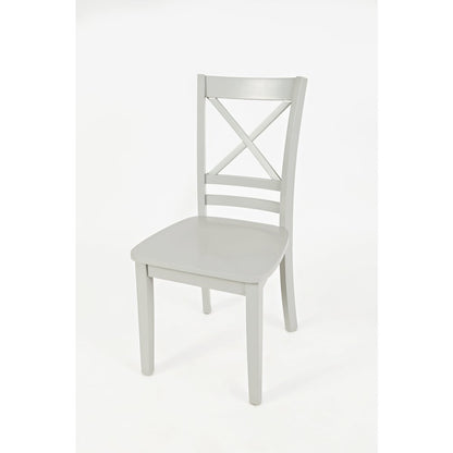 Simplicity Solid Wood Classic Cross-Back Dining Chair (Set of 2)