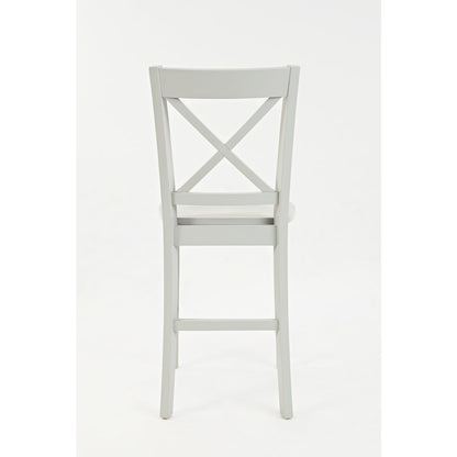 Simplicity Solid Wood Classic X-Back Counter Stool (Set of 2)