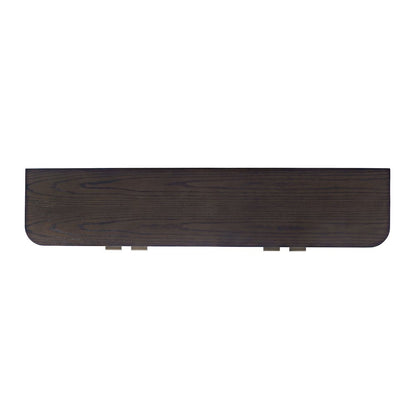68" Minimalist Modern Curved Storage Console TV Cabinet with Adjustable Shelves