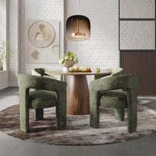 Gwen Modern Luxury Jacquard Fabric Upholstered Sculpture Armchair