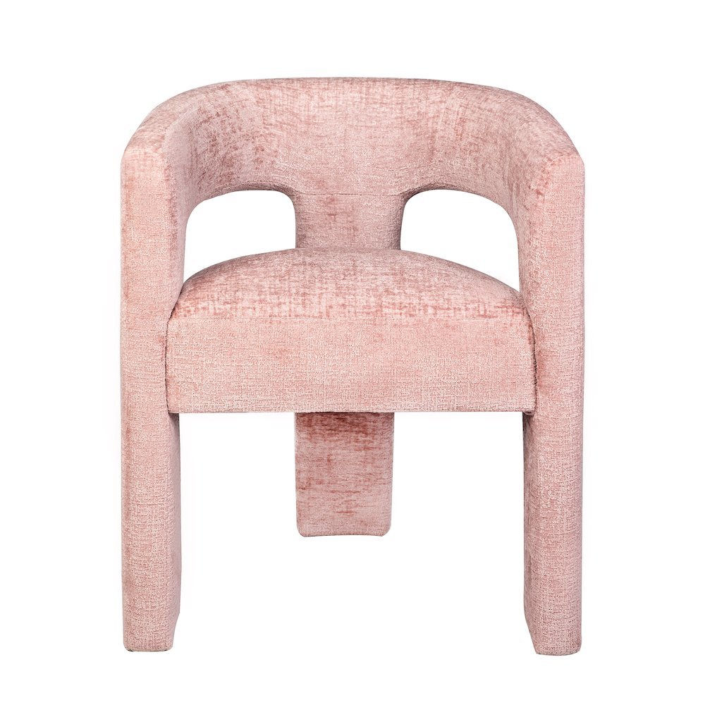 Gwen Modern Luxury Jacquard Fabric Upholstered Sculpture Armchair