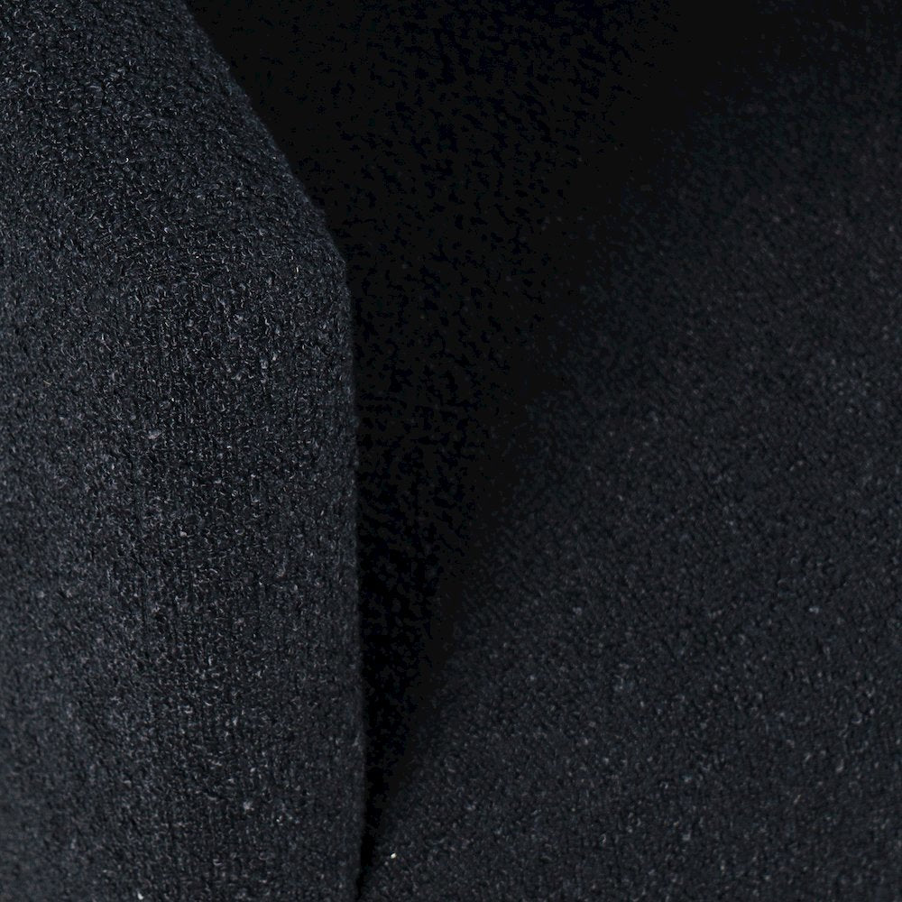 Black Upholstered Dining Chair for Dining Room and Kitchen Table Seating