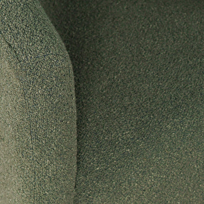 Green Upholstered Dining Chair for Dining Room and Kitchen Table Seating