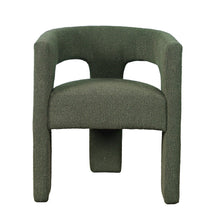 Green Upholstered Dining Chair for Dining Room and Kitchen Table Seating