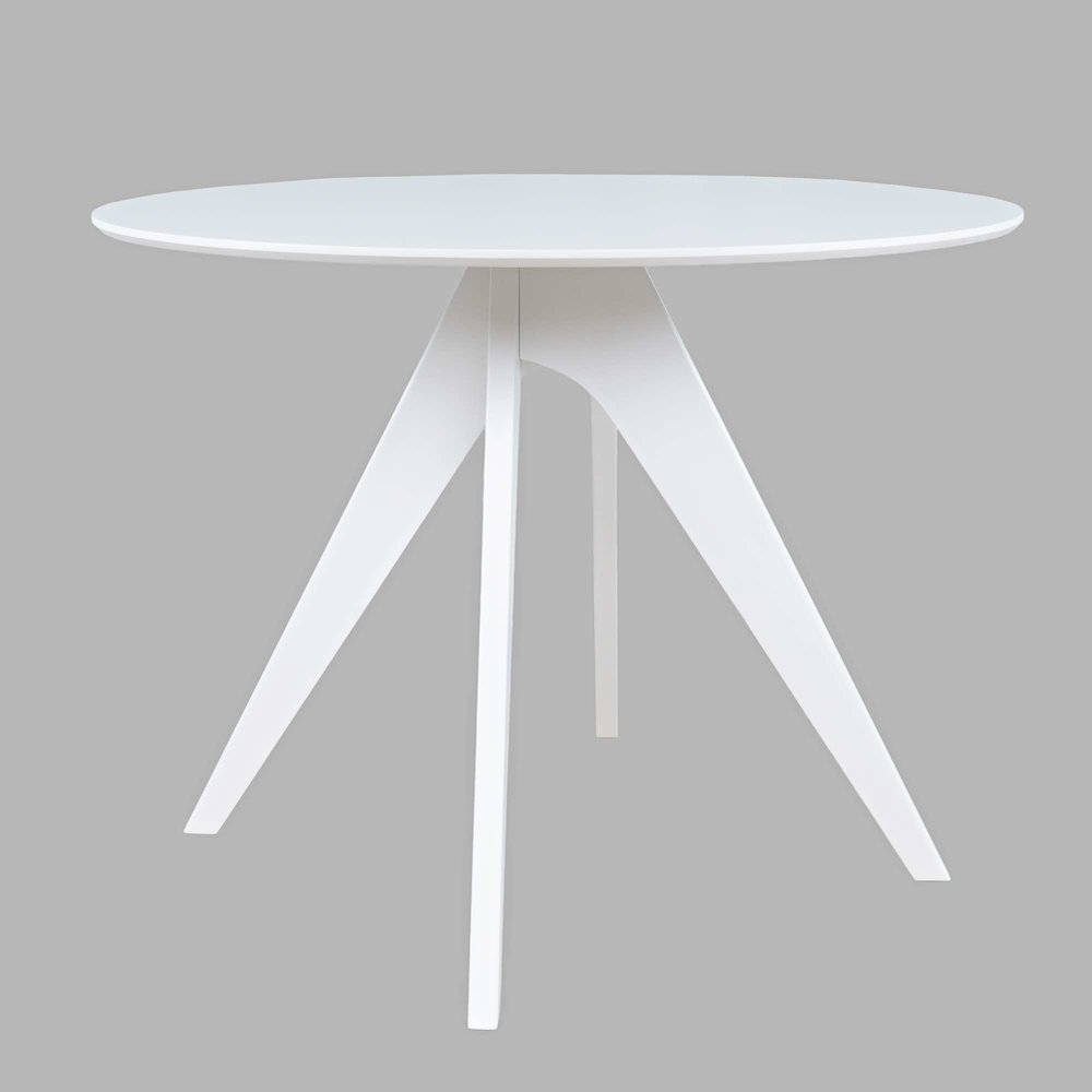 Axis Mid-Century Modern 47" Round Cross-Base Counter Height Dining Table