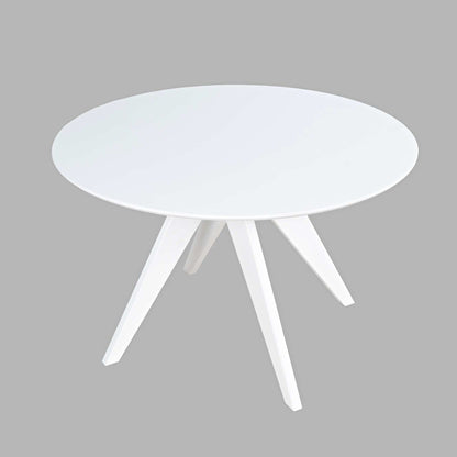 Axis Mid-Century Modern 47" Round Cross-Base Dining Table
