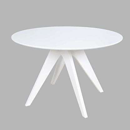 Axis Mid-Century Modern 47" Round Cross-Base Dining Table