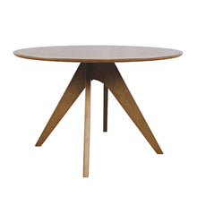 Axis Mid-Century Modern 47" Round Cross-Base Dining Table