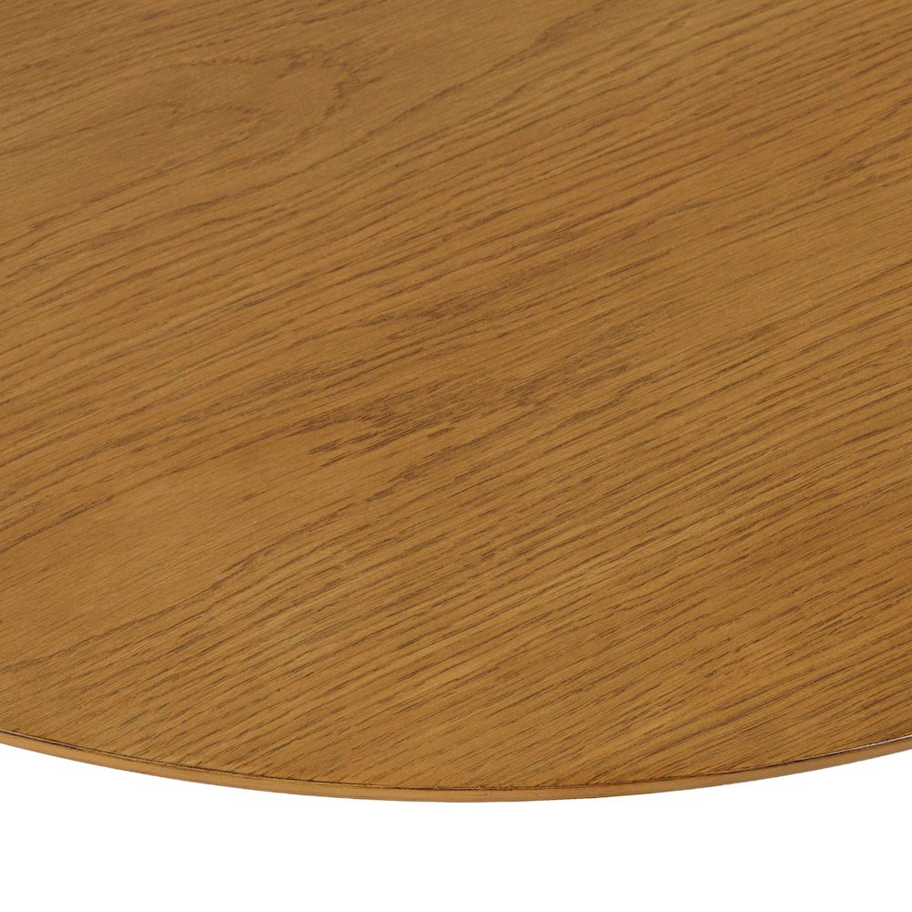 Axis Mid-Century Modern Five Piece Round Ladderback Swivel Dining Set