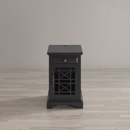 Craftsman USB Charging Chairside End Table