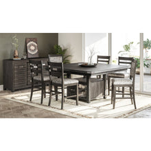 Altamonte Contemporary Adjustable Height Square 60" Storage Table