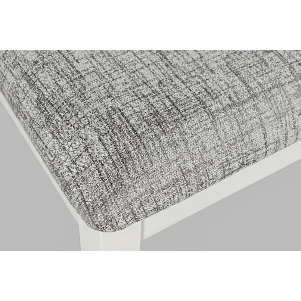 Contemporary 66" Four-Piece Dining Set with Upholstered Chairs and Bench