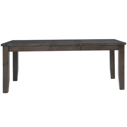 Willow Creek Rustic Distressed 78" Six-Piece Dining Set with Bench