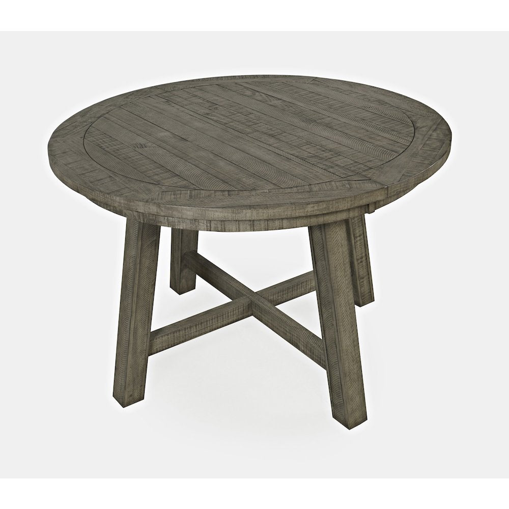 Rustic Farmhouse Solid Wood Five Piece Counter Height Dining Table Set