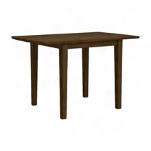 Acacia Veneer Drop-Leaf Kitchen and Dining Table, Traditional, Cherry Brown