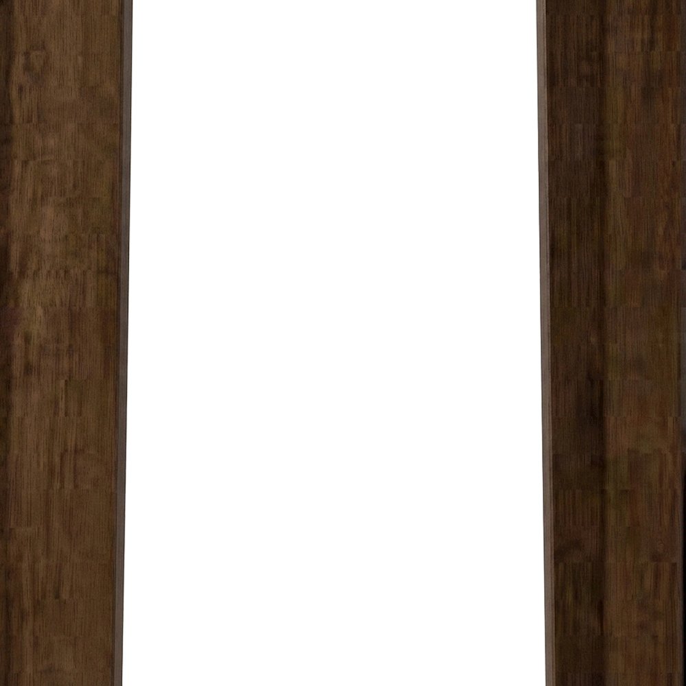 Acacia Veneer Drop-Leaf Kitchen and Dining Table, Traditional, Cherry Brown