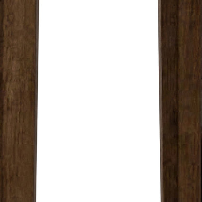 Acacia Veneer Drop-Leaf Kitchen and Dining Table, Traditional, Cherry Brown