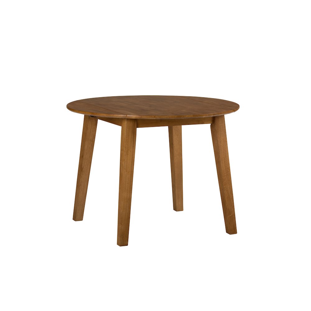 Simplicity Solid Wood Classic Round Drop-leaf Table
